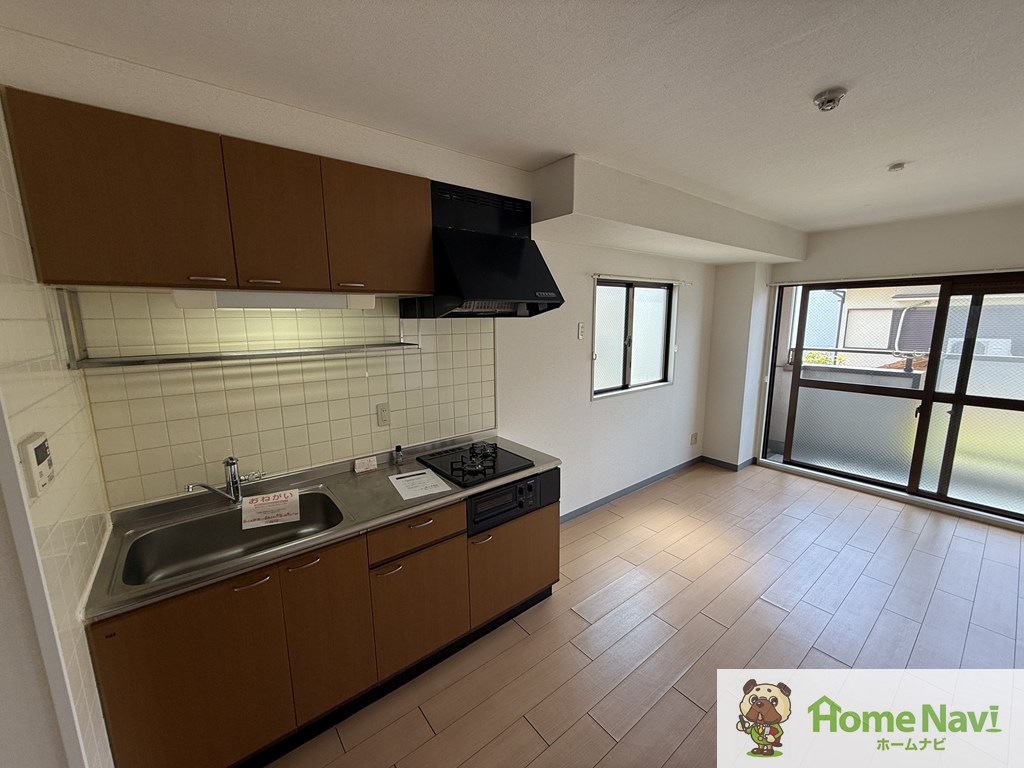 キッチン　ガスコンロ付き