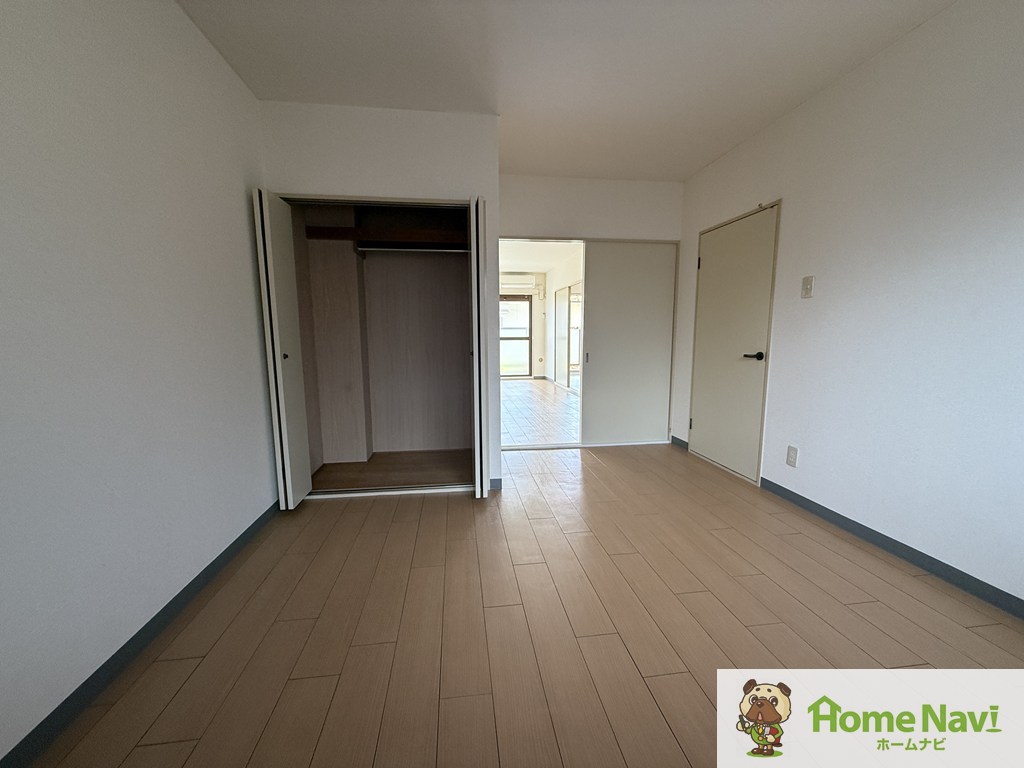 収納　大きな収納で荷物もすっきり片付きます。