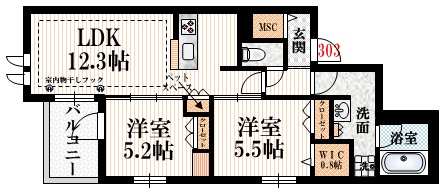 パークイーストの間取り