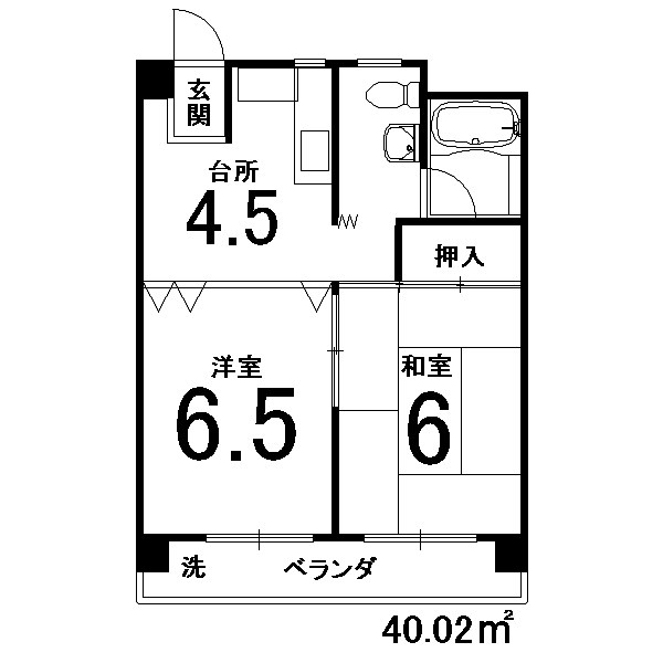 レジデンスオザックの間取り