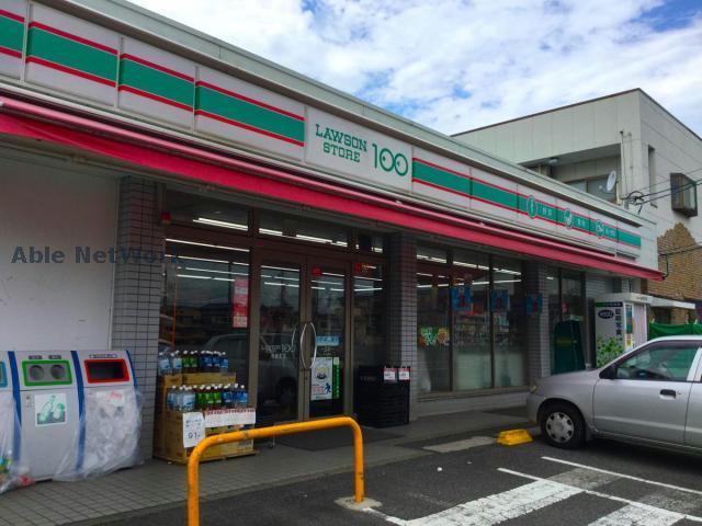 コンビニ　ローソンストア100中新町店（コンビニ）まで505m