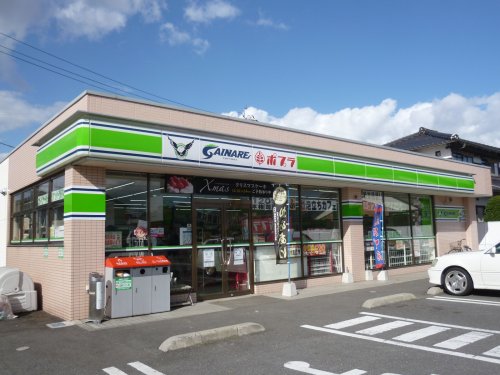 コンビニ　ローソンポプラ米子安倍店（コンビニ）まで437m