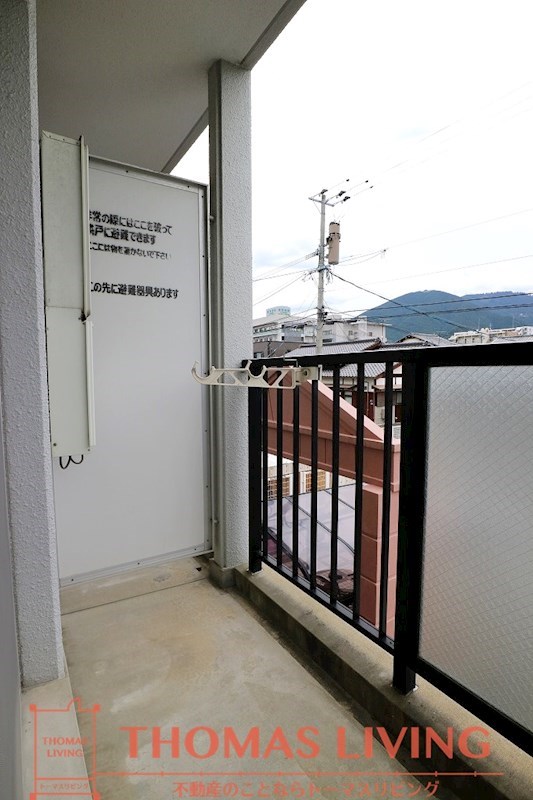 バルコニー　写真は別号室です。