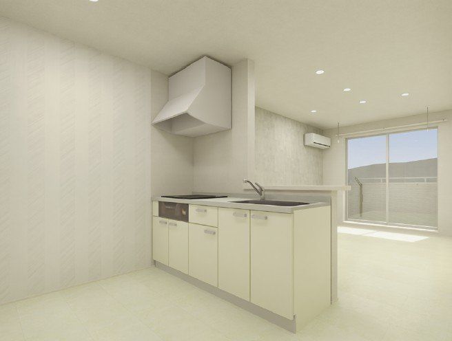 キッチン　パース画像