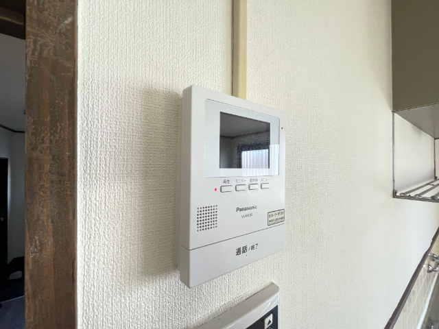 セキュリティ　インターホンです