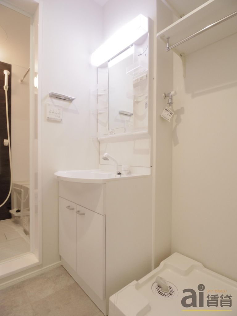 洗面設備　※同施工写真です。