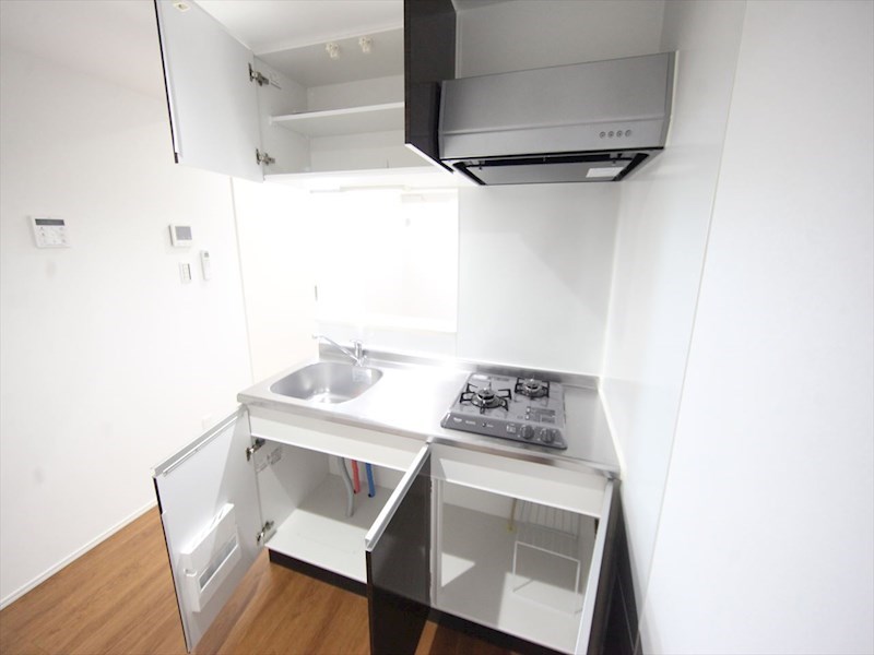 キッチン　システムキッチン（ガス2口コンロ付）カウンターキッチン