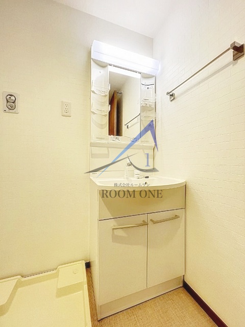 洗面設備　独立洗面台です。