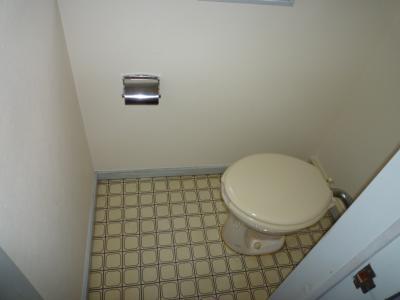 ＪＲ磐越西線 会津若松駅 徒歩25分 2階建 築41年のトイレ写真