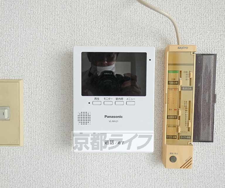 セキュリティ　モニター付きです