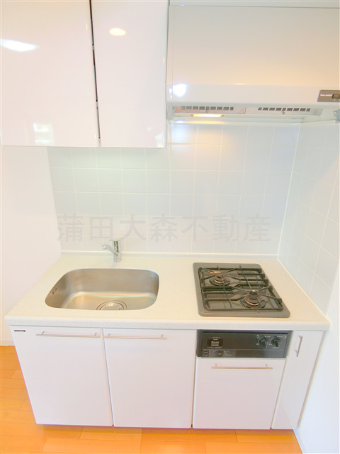 キッチン　2口ガスシステムキッチン