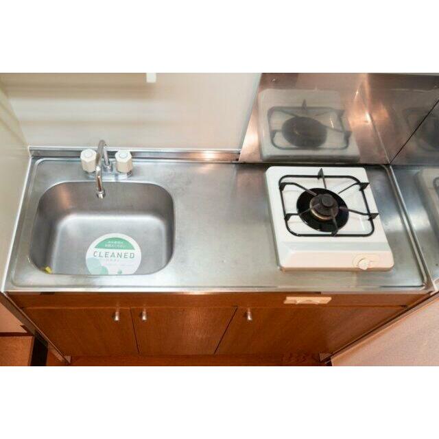 キッチン　1口ガスコンロ