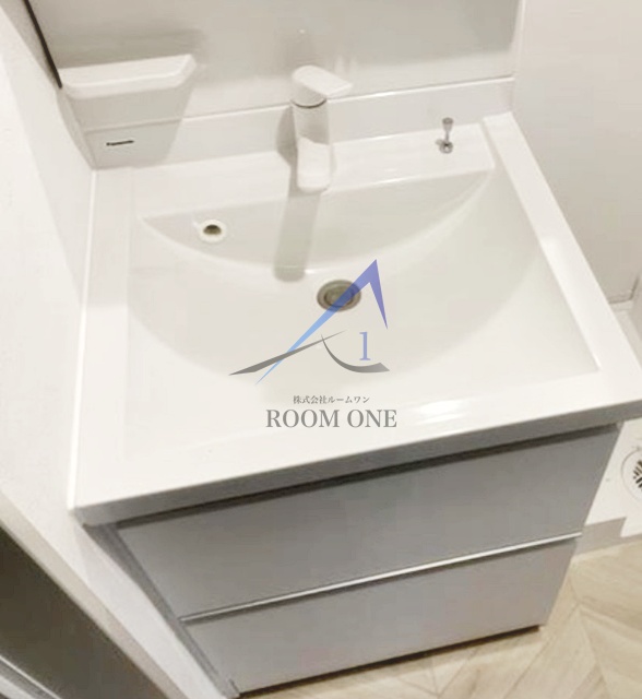 洗面設備　洗面台です。