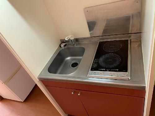 キッチン　シングルレバー設置