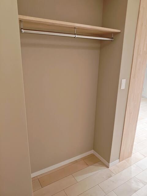 収納　たっぷりとした収納スペースです