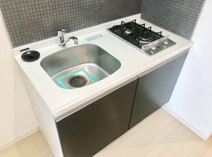 キッチン　★2口コンロ、システムキッチン★