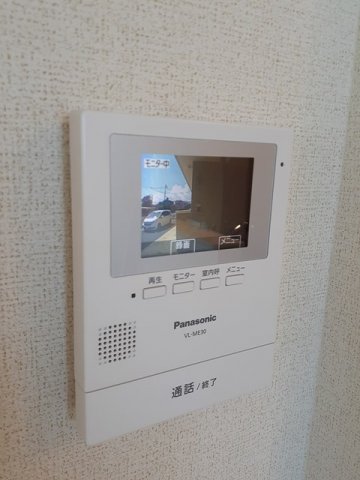セキュリティ　モニター付きインターホンです