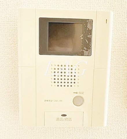 セキュリティ　モニター付きインターフォンです。