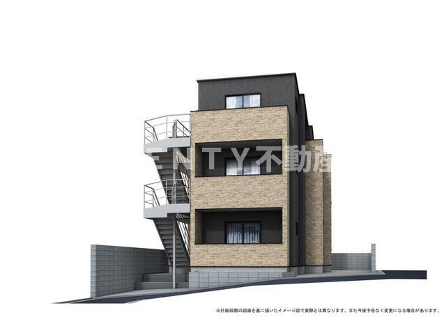 建物外観　こちら、外観パースです