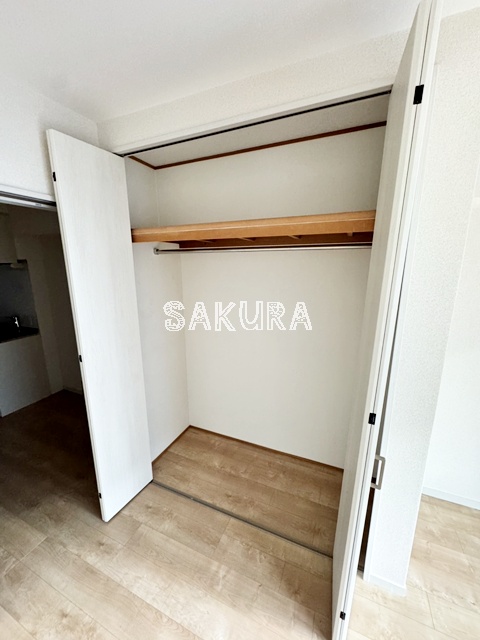 収納　お荷物の多い方でも安心のクローゼット付き♪