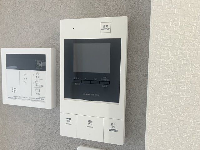セキュリティ　モニター付きインターホンです