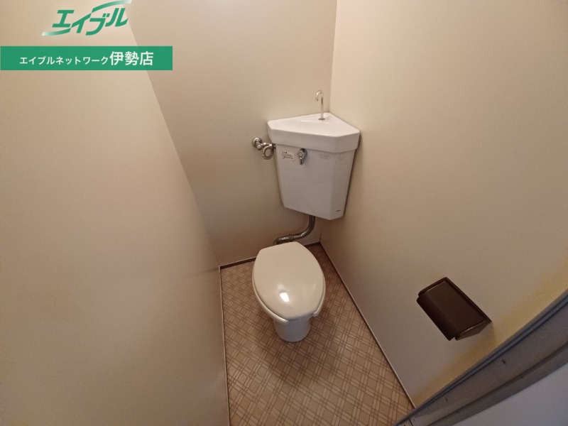 トイレ　同物件別部屋の写真