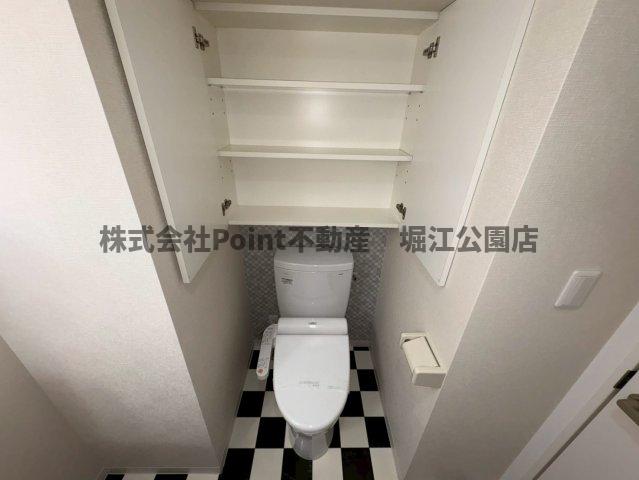 地下鉄千日前線 西長堀駅 徒歩2分 9階建 築14年のトイレ写真