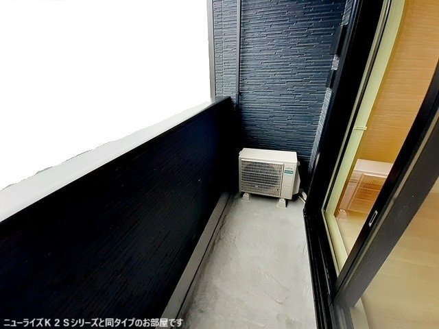 バルコニー　お洗濯にも便利なバルコニー付き