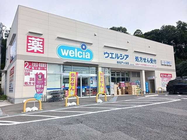 ドラックストア　ウェルシア柏名戸ケ谷店（ドラッグストア）まで1200m