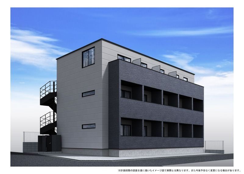 建物外観　完成パース