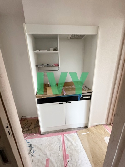 キッチン　建築中