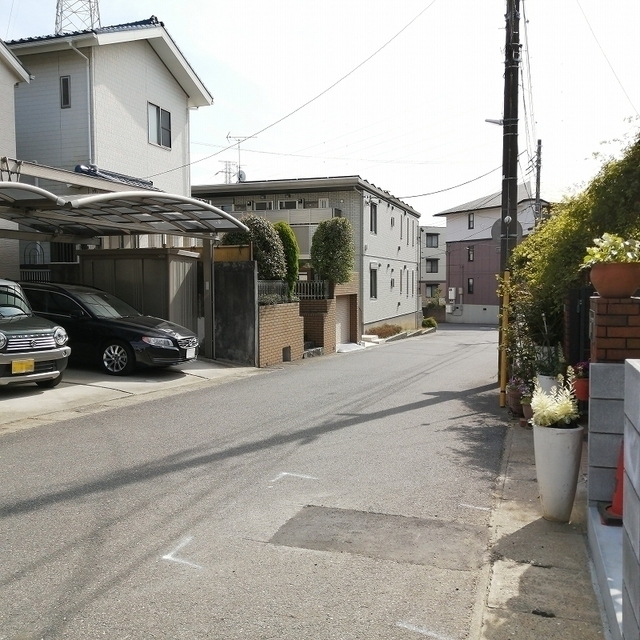 眺望　前面道路