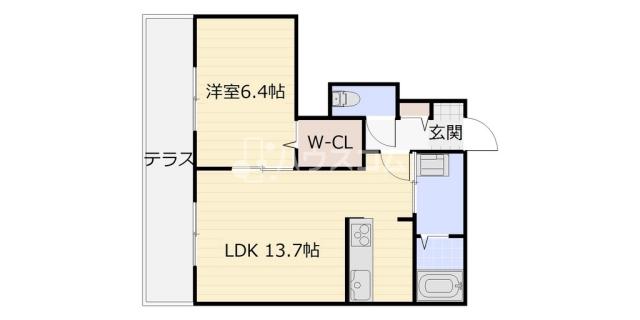 ブルーオニオンの間取り写真