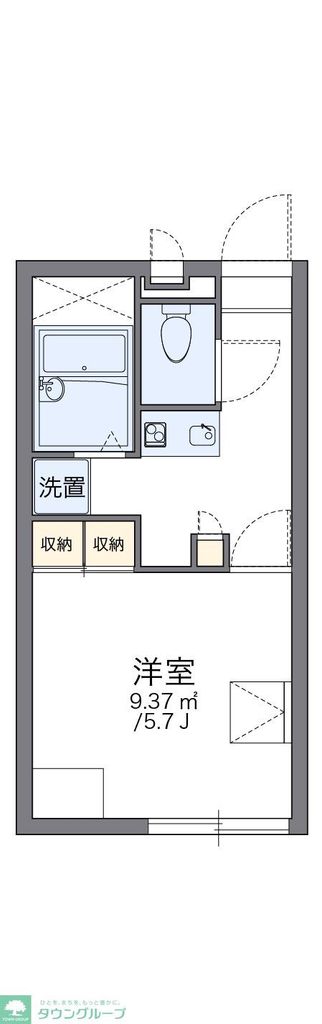 レオパレス瑞江の間取り写真