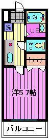 ドミサイルオーミヤの間取り写真