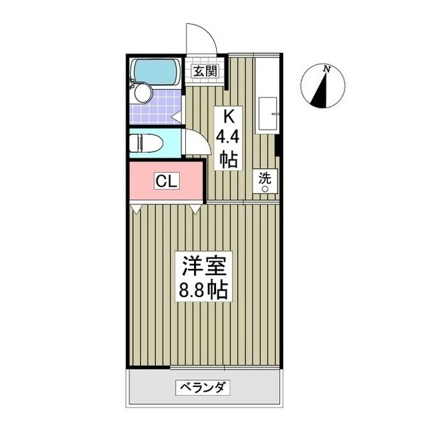 テクノポリス宝木の間取り写真