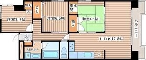 ダイトシティ愛宕橋・の間取り写真