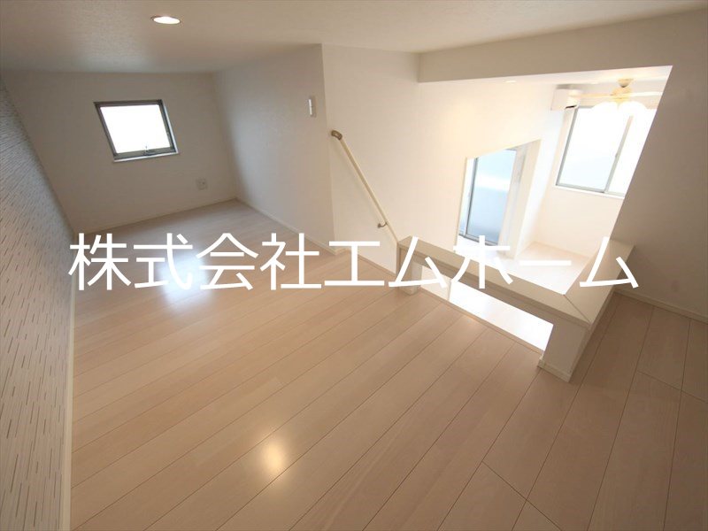 その他　階段式上段ロフト5.8帖（収納としても使えます）同型写真