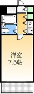 地下鉄長堀鶴見緑地線 ドーム前千代崎駅 徒歩2分 11階建 築37年の間取り写真