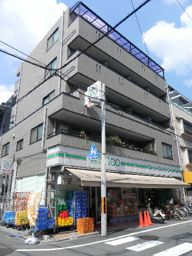 スーパー　ローソンストア100 六角柳馬場店（スーパー）まで43m
