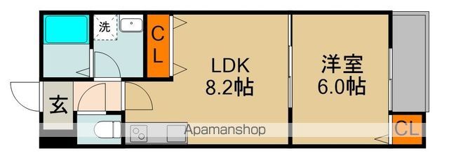 大阪モノレール本線 門真市駅 徒歩7分 3階建 築3年の間取り写真