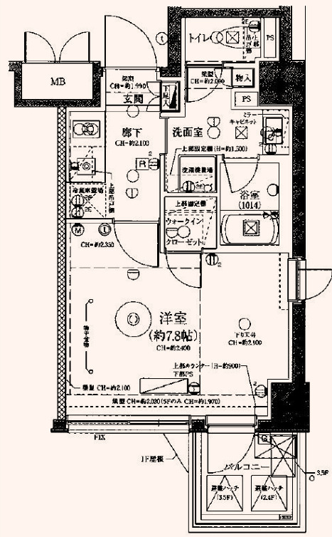 ディアレイシャス三軒茶屋の間取り写真