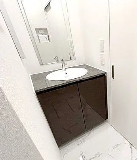 洗面設備　別タイプ部屋　参考写真です