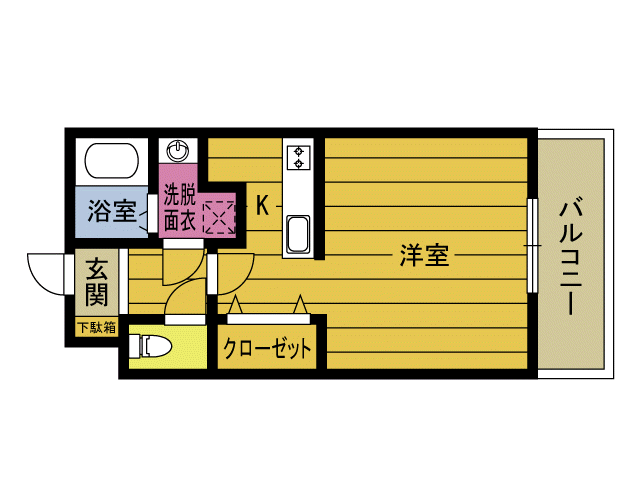 エステール・Aの間取り写真