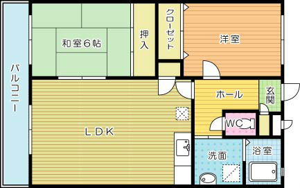 エルスール湯川参番館の間取り