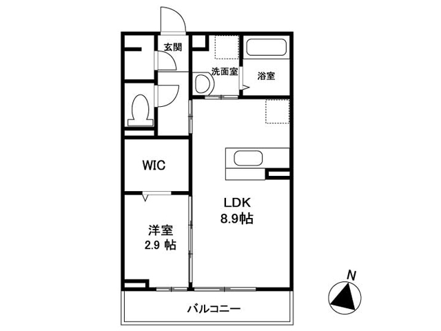 ステラ庄内の間取り