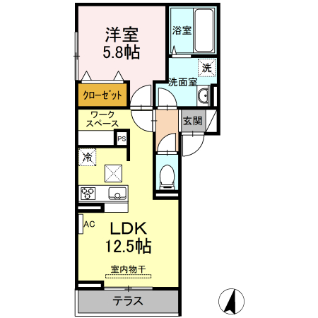 D-RESIDENCE Eの間取り写真