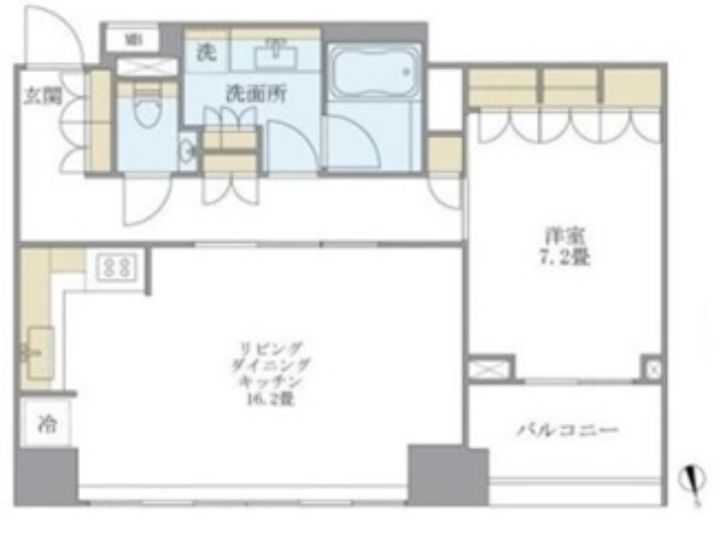 ＬａＳａｎｔｅ麻布十番の間取り