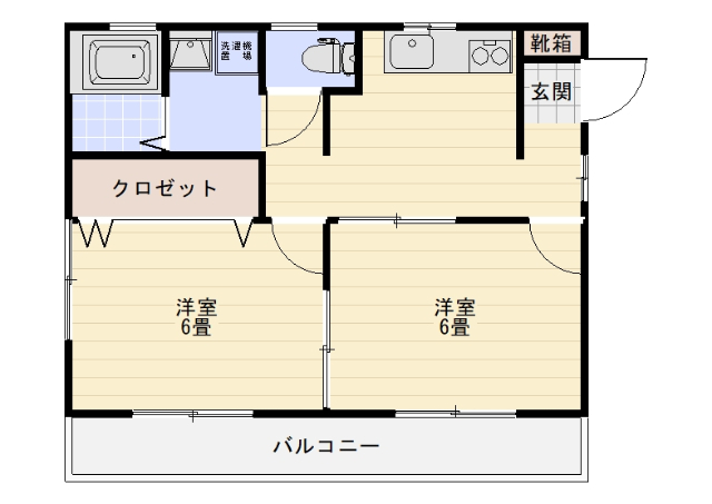 原沢ハイツの間取り