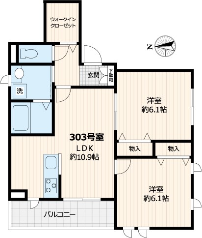 ルピナス クオーレの間取り